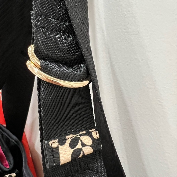 NEW Orla Kiely - Printed Pebble Grain Shoulder Bag - Gondola - Stem in Vase Onyx - Picture 4 of 16